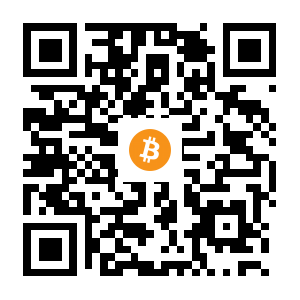bitcoin:1NtWocS5nzZSUH64TH1EiZZkr92RmXsovJ black Bitcoin QR code