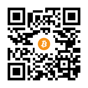 bitcoin:1NuNJad9bkHifLhsDWWfjxg8JTsrBRpGsi black Bitcoin QR code