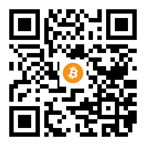bitcoin:1NuNXJTULc9AdHK6JnEoSzU3E5BjYg2ciL black Bitcoin QR code
