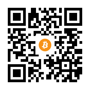 bitcoin:1NvAvDxNGZStcYN2FkonxMovezdXvX7xHP black Bitcoin QR code