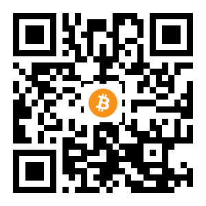 bitcoin:1NvrDYGuJnz46rceV8FFmR65eywtCWpreq black Bitcoin QR code