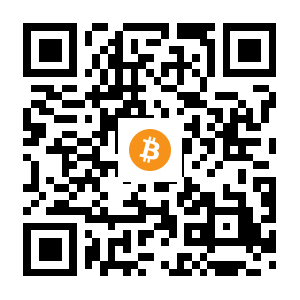 bitcoin:1Nw4F6X2AraGJLVZThQ4sKhFfwJyg7vrq6 black Bitcoin QR code