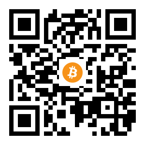bitcoin:1NwkUDEacmD1A9HDfHzrjd3b3Sriq32ZGQ black Bitcoin QR code