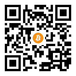 bitcoin:1Nx344Czn2DDMFrzc815pz9wnSTyXYeVoN black Bitcoin QR code