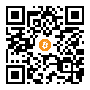 bitcoin:1Ny7WTFvFUN1HXXKLt3k4Ns3MnREx3dUiY black Bitcoin QR code