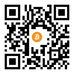 bitcoin:1NyDkUgR5eXP6U3dRdBFeQXfNvPFVwtnDT black Bitcoin QR code