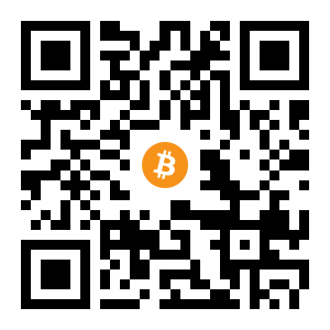 bitcoin:1NzHXRDizgEGaJZfBG46k66QXpRzDrtpZo black Bitcoin QR code