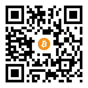 bitcoin:1P1iThxBH542Gmk1kZNXyji4E4iwpvSbrt black Bitcoin QR code