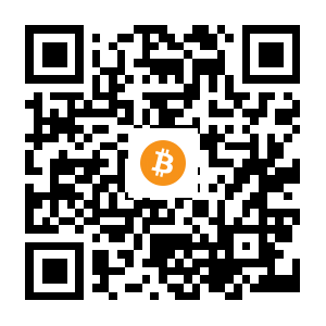 bitcoin:1P1nLShxawCUz12c5MhHcNprH5daVW7xCj black Bitcoin QR code