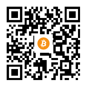 bitcoin:1P6brDbYKsQGqRduaTMa1v8hBqJYjig4Qc black Bitcoin QR code