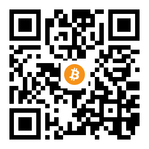 bitcoin:1P6f9VaiKtFgUyPqMeRQnU3Rb98mTZJLGs black Bitcoin QR code