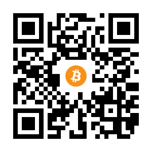 bitcoin:1P76HSzXinF3i8SpapXnAWD8SqEkYbfRxZ black Bitcoin QR code