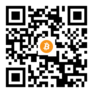 bitcoin:1P78QEVKsEcXopsRiTR6rLBpkV8KKVDZ2d black Bitcoin QR code