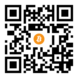 bitcoin:1P7jbUzg5U5EYwBCHwTmspNxLbpherv2rT black Bitcoin QR code