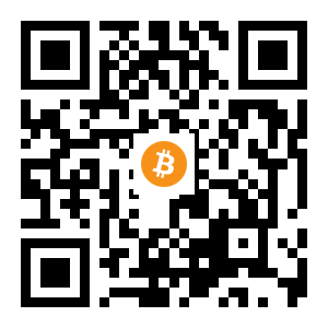 bitcoin:1P7ukhfnSnoFzyGGYTyFLhVWYedkcKudEw black Bitcoin QR code