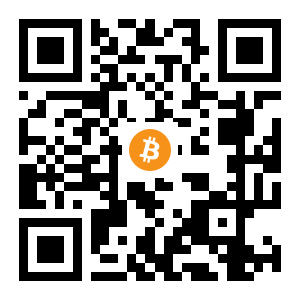 bitcoin:1PDAqNfvCnd9hZspLzFZZ3zyM2wGWwCqut black Bitcoin QR code