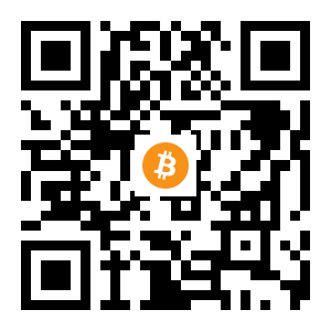 bitcoin:1PDJm8SDEJ2sjXoFLz1nrg7RHcYYpJnPz4 black Bitcoin QR code