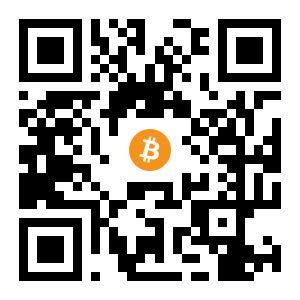 bitcoin:1PDikxNSc6PbJHemioBvYU6DhN6ZttCs98 black Bitcoin QR code
