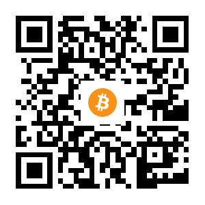 bitcoin:1PEg1TGKVBDho98T67gMmzVuRVsEvsBQ9k black Bitcoin QR code