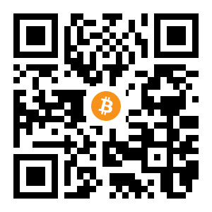 bitcoin:1PEhvcNQwg2ciYQ8KoU29aa8SuMsXPZws5 black Bitcoin QR code