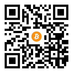 bitcoin:1PEjK6NCKW5NpcFPKZLffsHVvRsHnYvJgE black Bitcoin QR code