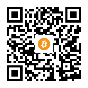 bitcoin:1PGTckPYfR2GnLCLmUg4pgXyRHhdFWFSpk black Bitcoin QR code