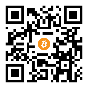 bitcoin:1PJghZSZwWopgYWNWPPSXn1mV1UAkLuSXj black Bitcoin QR code