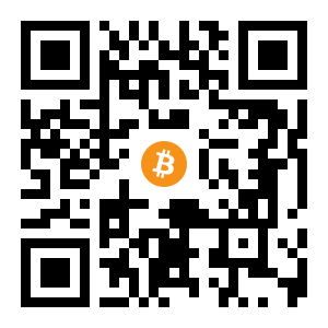 bitcoin:1PKDWNfjgQuabrDhSeq2PFXXVnbCUQv5Qe black Bitcoin QR code