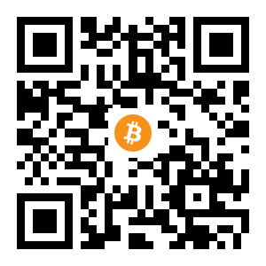 bitcoin:1PLF1wDUzD3mWNQSWwu8fvMWa5qfZBEiBp black Bitcoin QR code