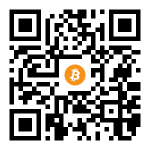bitcoin:1PMJLWqGQSMsqpAr8cG65gCGnHiqN8GtW4 black Bitcoin QR code