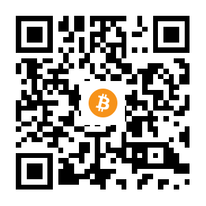 bitcoin:1PMULdAeRU9xiotfn9Yjhc4e9heb9bA1J6 black Bitcoin QR code