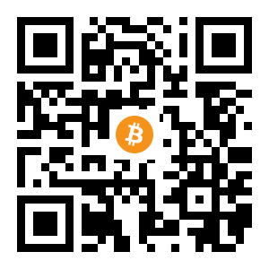 bitcoin:1PNWj7c3YTFR6dezLPbUJCMguCJoXwViCX black Bitcoin QR code