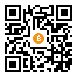 bitcoin:1PNkzoSzRgMEZusn62vR4SJsFci18gP46C black Bitcoin QR code