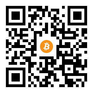 bitcoin:1PNoauWZFyYnpSUryDX4g12mLQuG22U4Vs black Bitcoin QR code