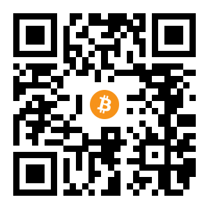 bitcoin:1PPTbsRGmRDqyoztMdytTUdWRNceNGJGUw black Bitcoin QR code