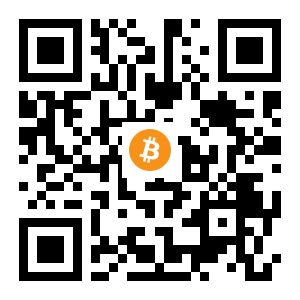 bitcoin:1PPWcRj9k2oRr2uEJUQpmTo293a68tkjTX black Bitcoin QR code