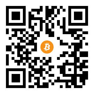 bitcoin:1PPceM4bLpphWA8qTwqECN2Ht3FeuSQKsc black Bitcoin QR code