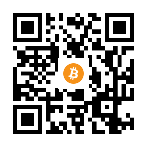 bitcoin:1PPjMFGXssKXP2L5r4gMevGFya69YRGY6r black Bitcoin QR code