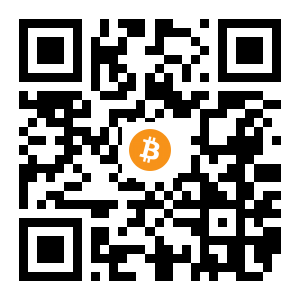 bitcoin:1PQBuK4pPnzFvrjX3tkN39Bv6278HtbJgP black Bitcoin QR code