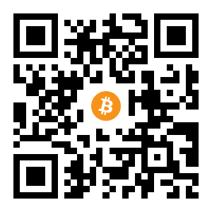 bitcoin:1PQELdh24DRBuQkAz3AQeqJRFjXRwnGygF black Bitcoin QR code