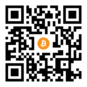 bitcoin:1PQfQZxhDvRSwoEvQZrw9CrpUruJEvVwbV black Bitcoin QR code