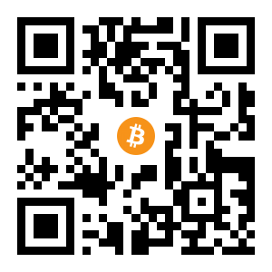 bitcoin:1PSEHXC5S4deqHcT37FcDWam4QxQQrVPYa black Bitcoin QR code