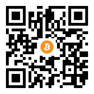 bitcoin:1PSjxbmdMEatcsZWm8LPKaCi9VgM7BunwK black Bitcoin QR code