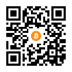 bitcoin:1PSxG9bkNd2WNV3pMma48xSYwRSZVcqzP2 black Bitcoin QR code