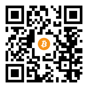 bitcoin:1PTWwZbvPTKkFwYTVQhewvL3EmiYHJ2V3K black Bitcoin QR code