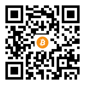 bitcoin:1PVfzVQ8bp2yukbKGsJh4vzjzzkXfMZ3Es black Bitcoin QR code