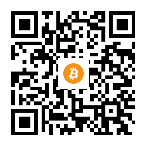 bitcoin:1PVtR2kL6hoPV7u1on7MCnWqWvxRKB1B9J black Bitcoin QR code