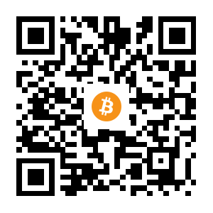 bitcoin:1PW5Q2iKDjrsVMHhc4oq5xoKHCt1CzoUsH black Bitcoin QR code