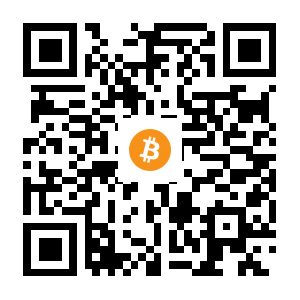 bitcoin:1PY22p3hJkzYVosnuX1cDf2Y1UBd2izrVm black Bitcoin QR code