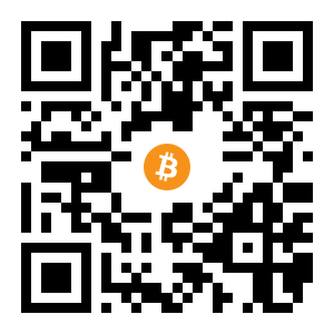 bitcoin:1PZ12dzWtvpDNvynuWq2oFrMiSUYFCYu9P black Bitcoin QR code